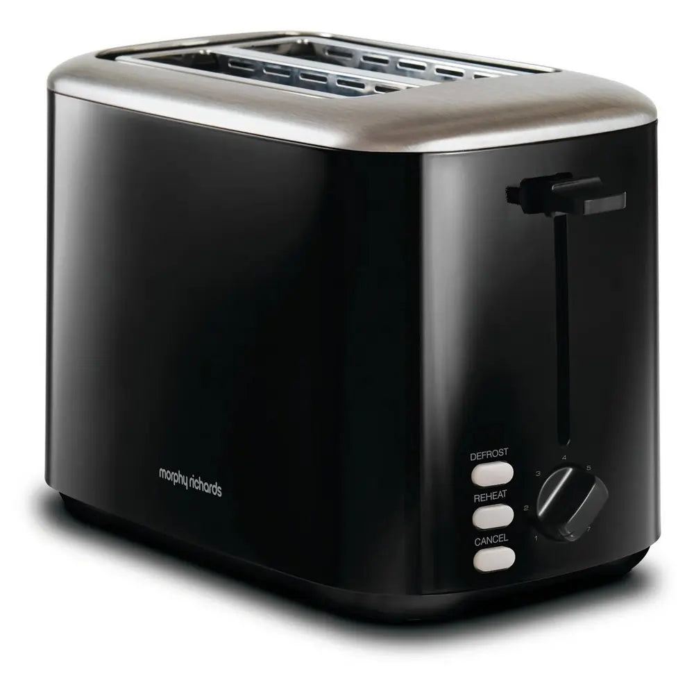 Morphy Richards 222064 800W 2-Slice Toaster, Black