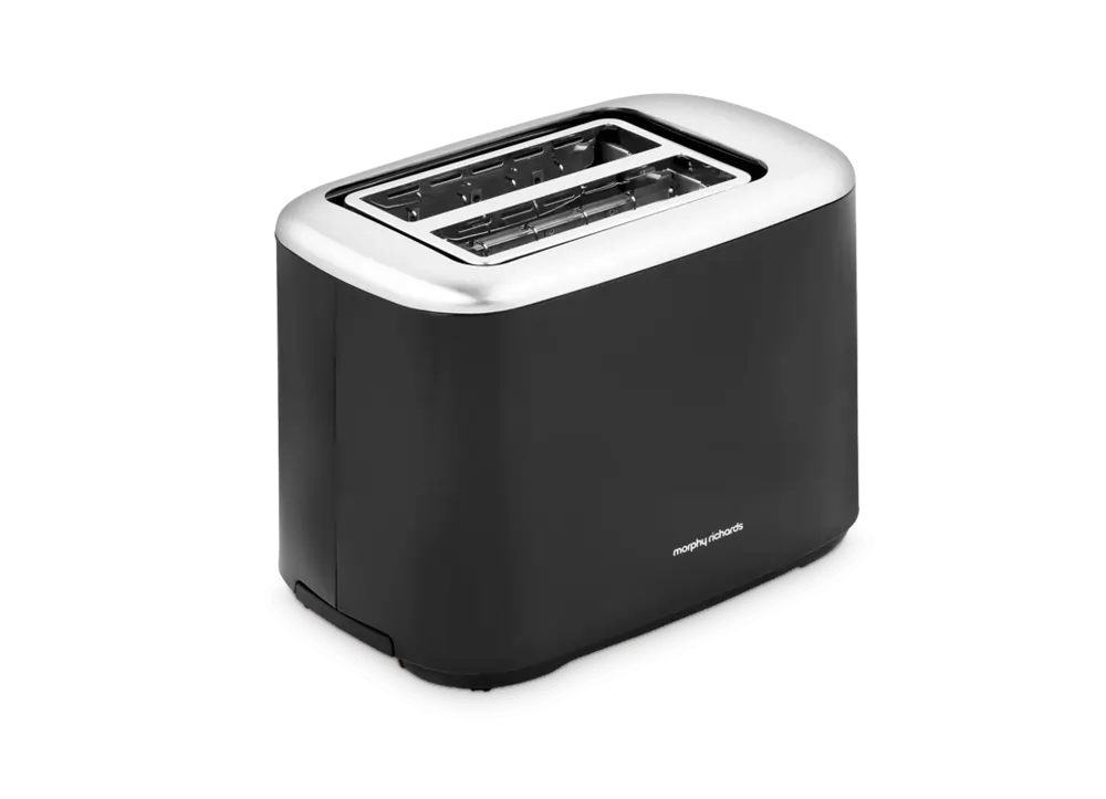 Morphy Richards 222064 800W 2-Slice Toaster, Black - 43816770994399 