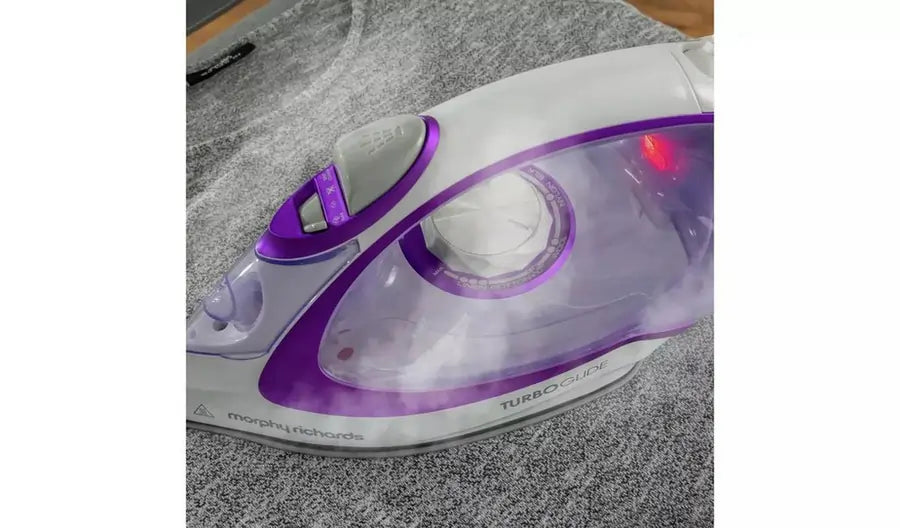 Morphy Richards 302000 TurboGlide Steam Iron, Purple - 43940169384159 