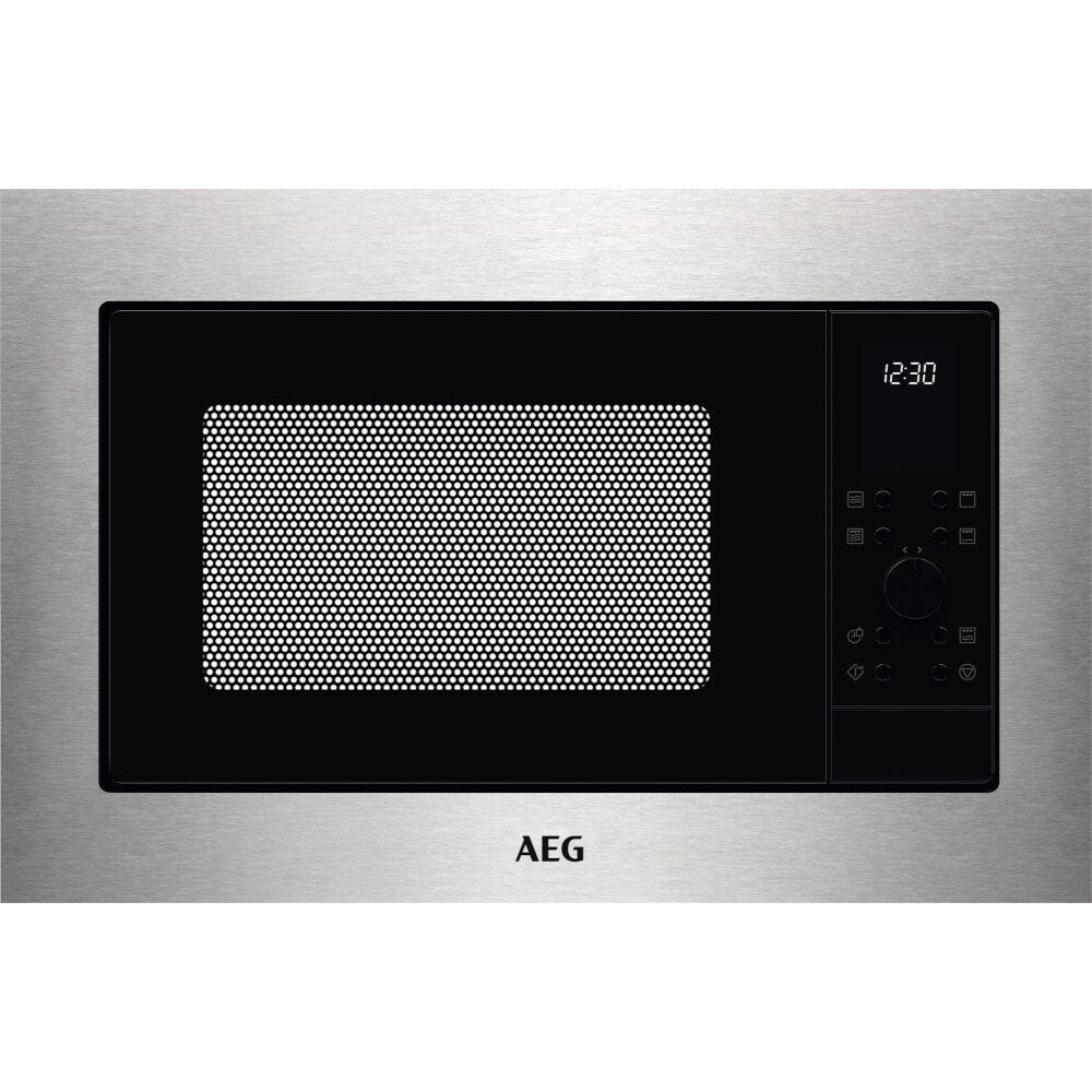 AEG MSE2527DM Built-In Microwave & Grill,Black / Stainless Steel