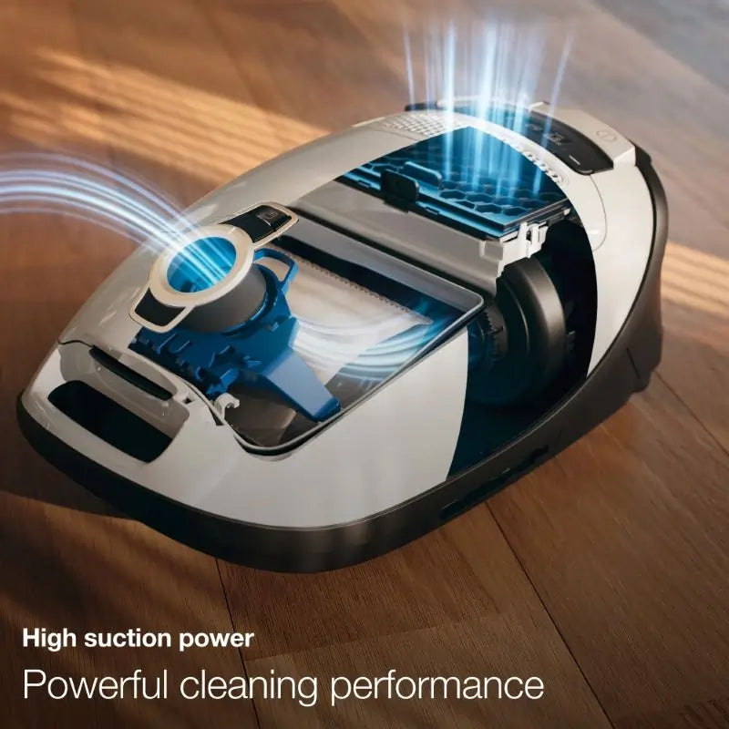 Miele Complete C3 Active Bagged Cylinder Vacuum Cleaner, Petrol Blue