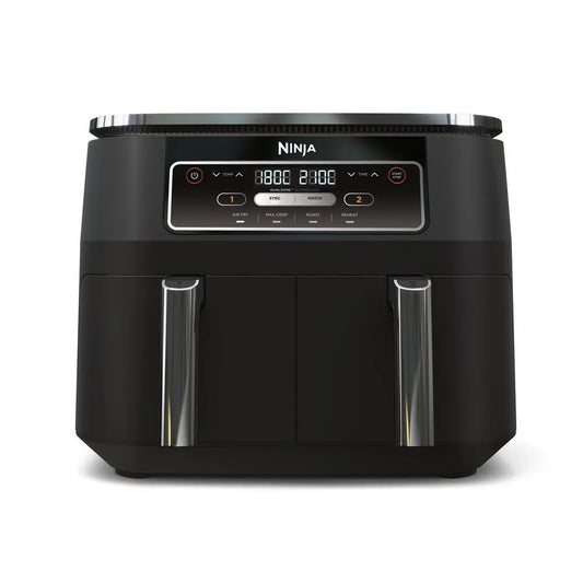 Ninja AF200UK Foodi 4-in-1 Dual Zone 7.6L Air Fryer, Black