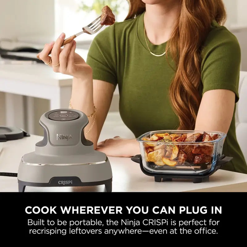 Ninja CRISPi FN101UKST 4-in-1 Portable Air Fryer, Stone - 73164370968949 