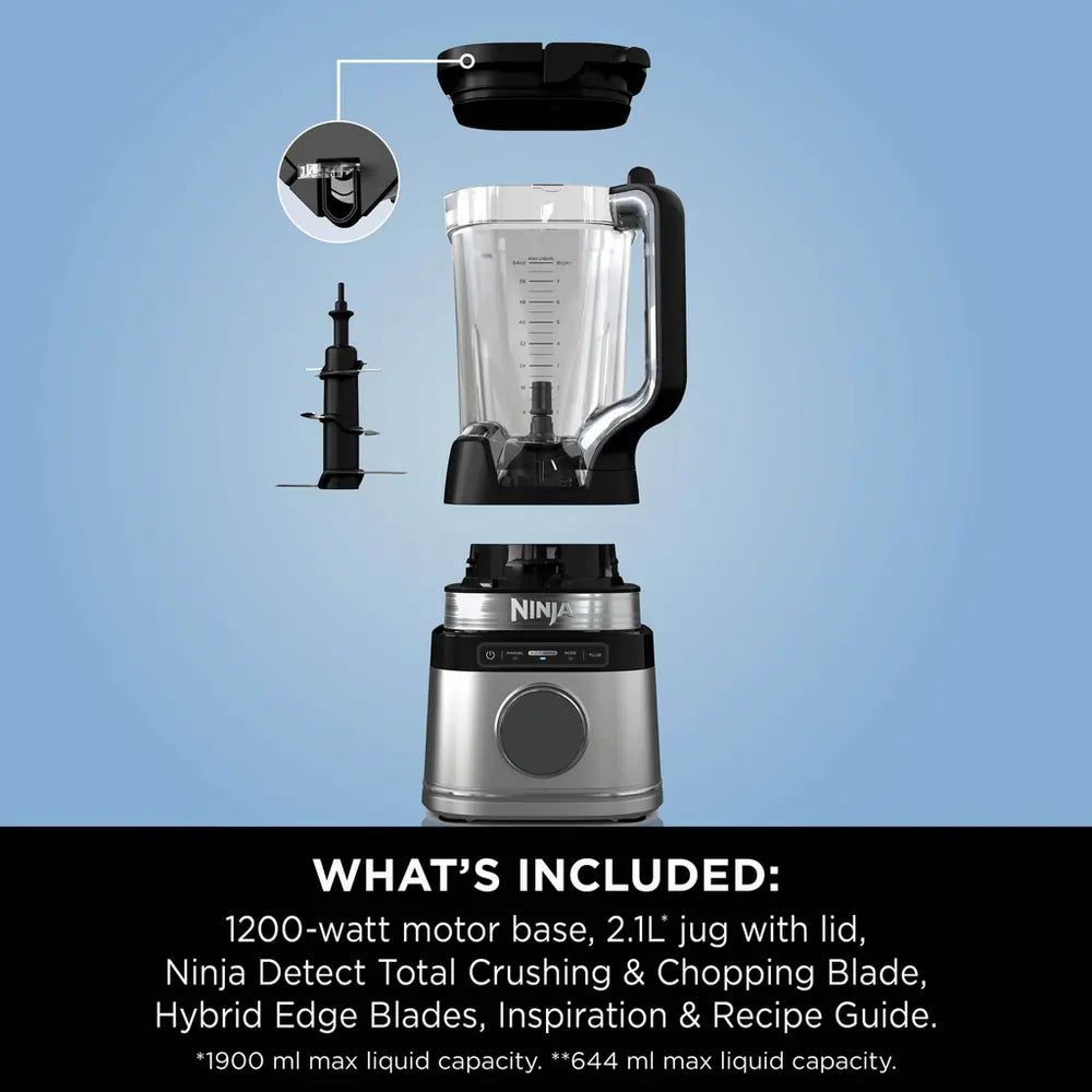 Ninja TB201UK Detect Power Blender Pro With Blendsense Technology, Black - 72415521735029 