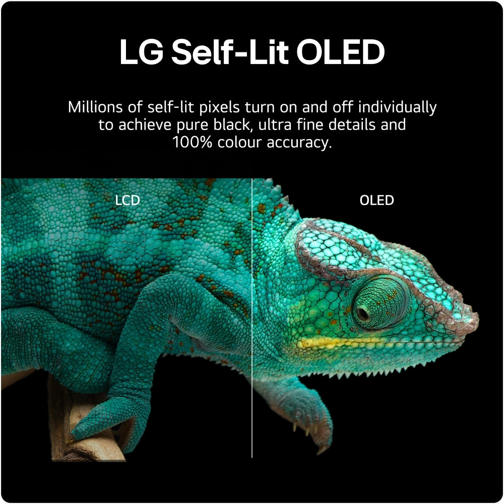 LG OLED65B46LA 65" OLED B4 4K Smart TV, 4K Ultra HD, Black, F Rated - 43304930935007 