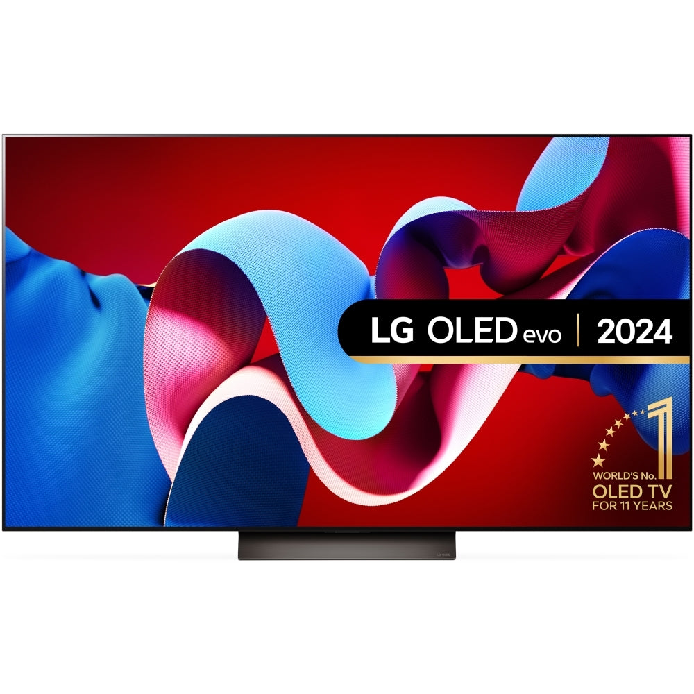 LG OLED65C46LA 65" OLED evo C4 4K Smart TV, 4K Ultra HD, Brown, F Rated - 43304932081887 