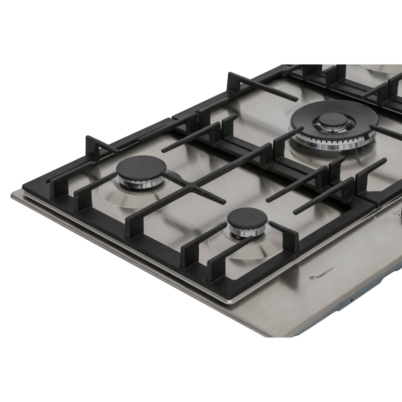 Bosch PCR9A5B90 90cm 5 Burner Gas Hob, Stainless Steel