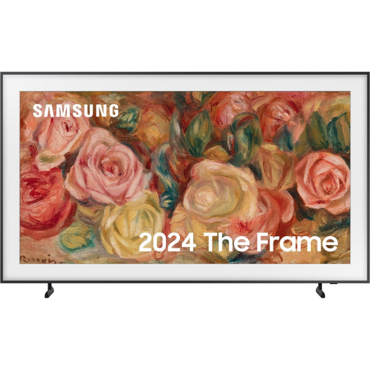 Samsung QE85LS03DAUXXU LS03D 85" Frame Art Mode QLED 4K HDR Smart TV, 4K Ultra HD, Black, G Rated