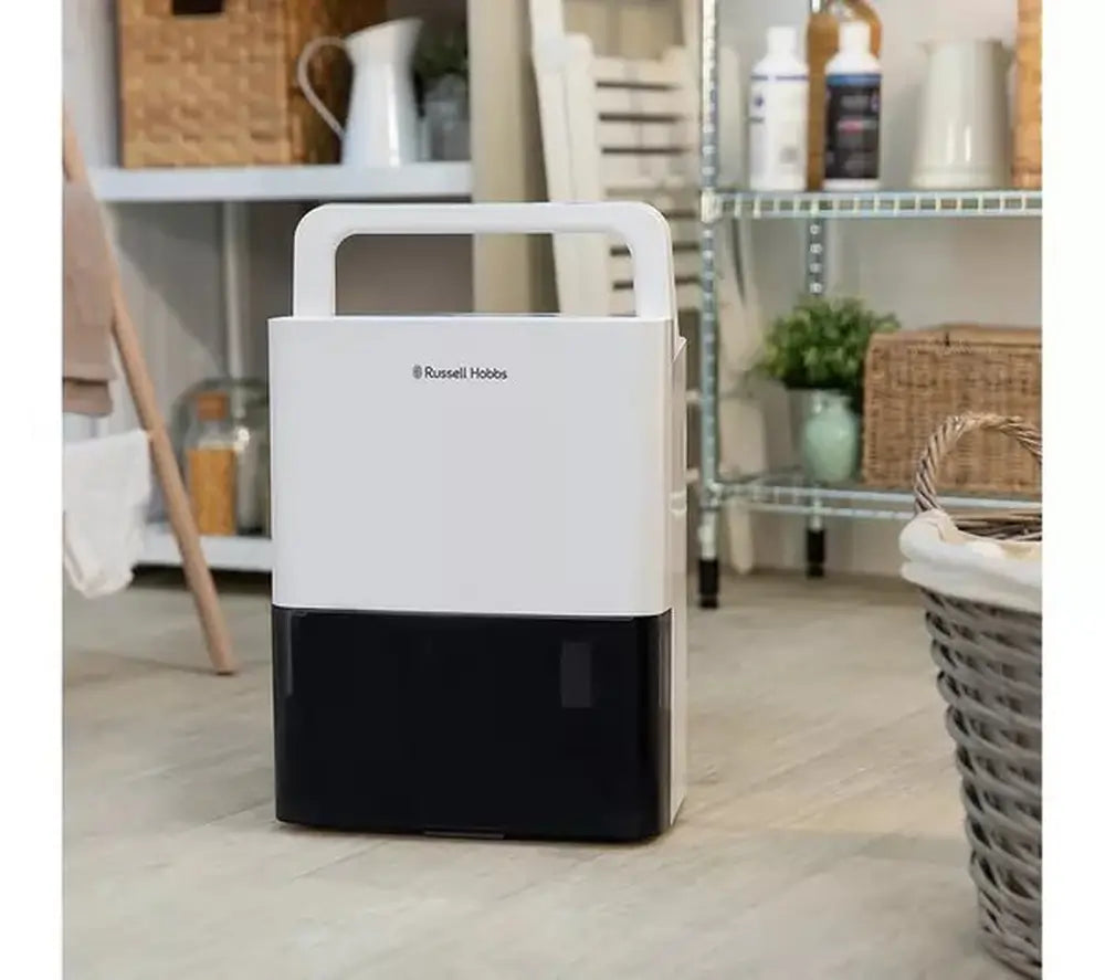 Russell Hobbs RHDH1001 10 Litre Dehumidifier With 2 Litre Water Tank, White - 43939297525983 