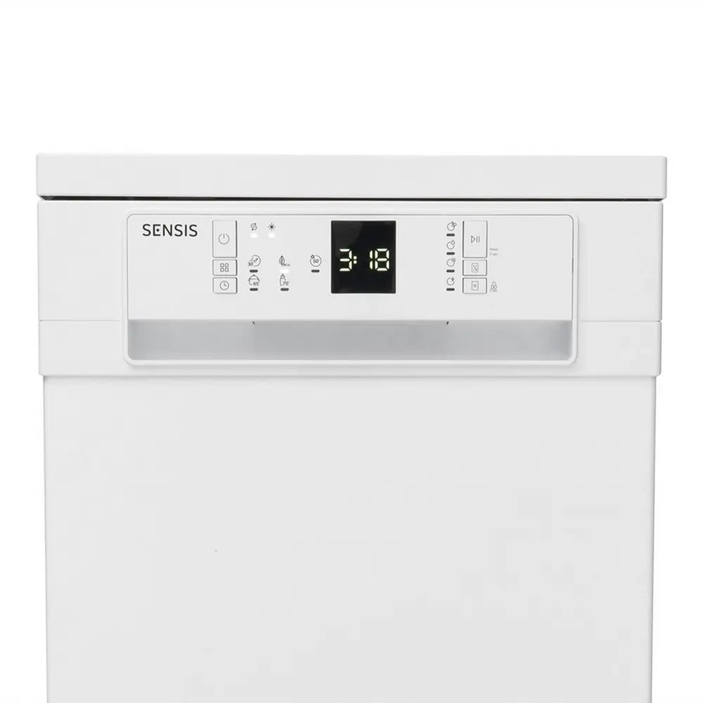 Sensis DWF0110SLEW 45cm Slimline Dishwasher With 10 Place Settings Capacity, White - 73153740996981 