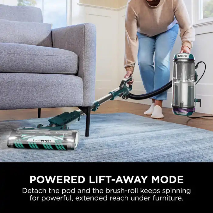 Shark AZ3900UKT PowerDetect Powered Lift-Away Upright Pet Vacuum Cleaner, Dark Teal - 43945840705759 