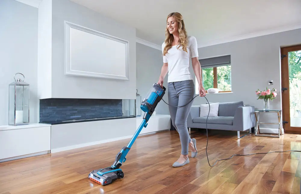 Shark HZ4000UKT PowerDetect Corded Stick Vacuum Cleaner, Dark Teal - 72361367110005 