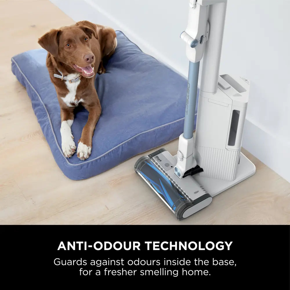 Shark IW4621UKT Detect Clean & Empty Cordless Pet Vacuum Cleaner With Up To 60 Minutes Run Time, White - 71821053067637 