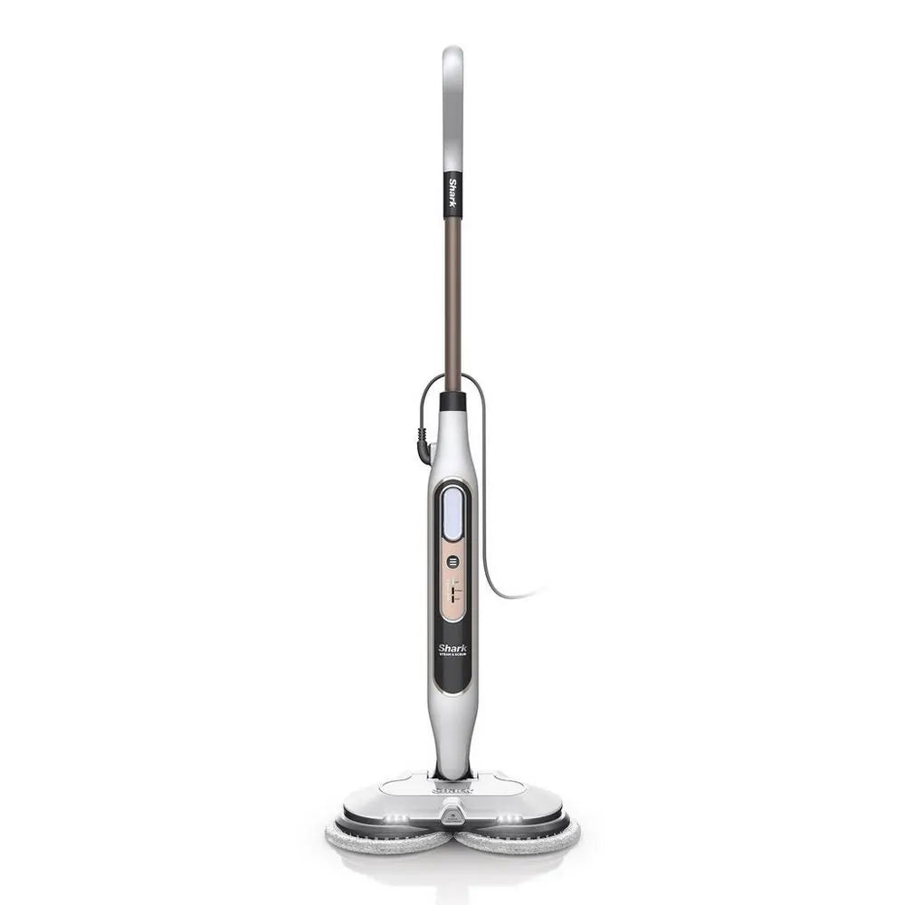 Shark S8201UK Steam & Scrub Automatic Steam Mop with Steam Blaster, White - 43041244938463 