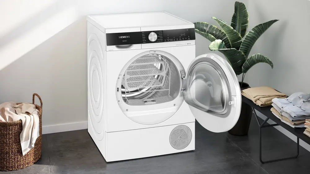 Siemens WQ45G2D2GB 9kg Heat Pump Tumble Dryer, White - 43573990457567 