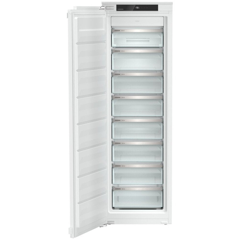 Liebherr SIFNe5108 No Frost Built-In Freezer, Fixed Hinge, White, E Rated