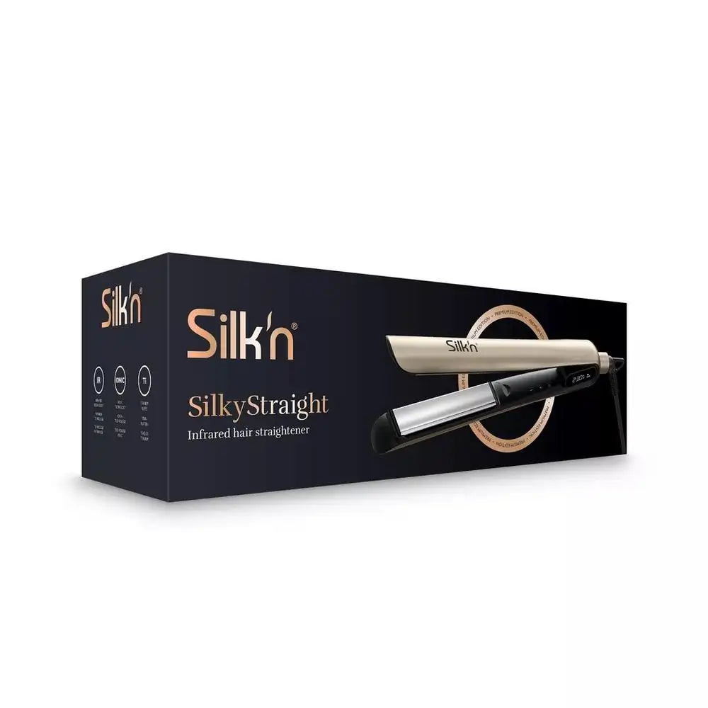 SILK'N SIS1PUK001 SilkyStraight Infrared Hair Straightener, Gold - 43075611984095 