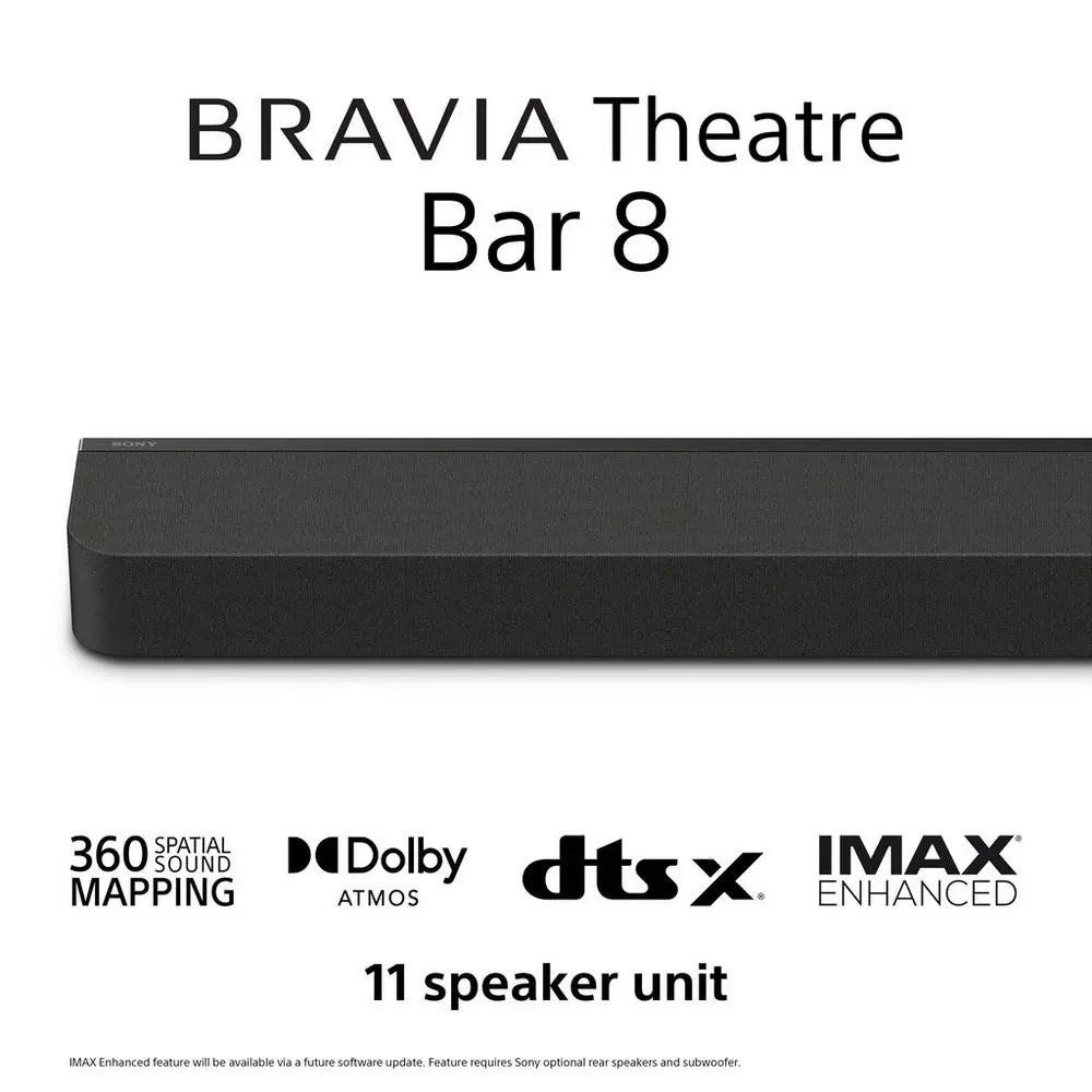 Sony HTA8000 5.0.2 Dolby Atmos Soundbar, Black - 42982339281119 