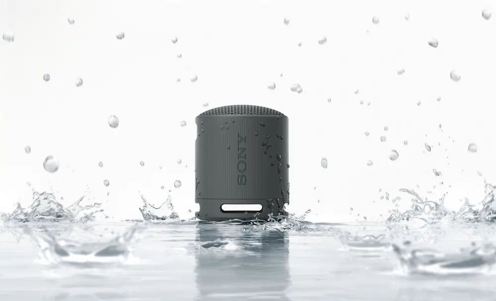 Sony SRSXB100B Waterproof Compact Bluetooth Wireless Speaker, Black