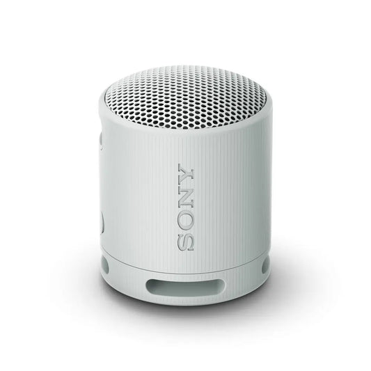 Sony SRSXB100H Waterproof Compact Bluetooth Wireless Speaker, Light Grey