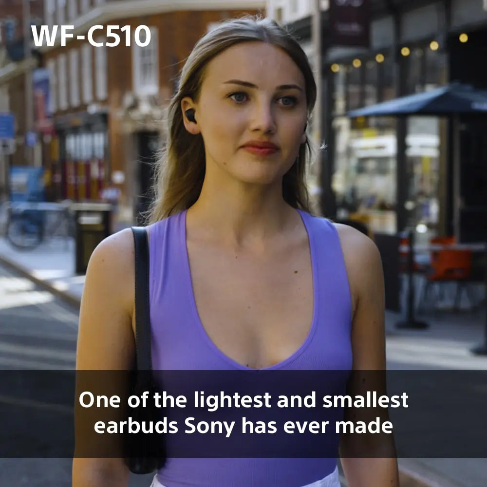 Sony WFC510L True Wireless Bluetooth In-Ear Headphones, Blue - 43582503125215 