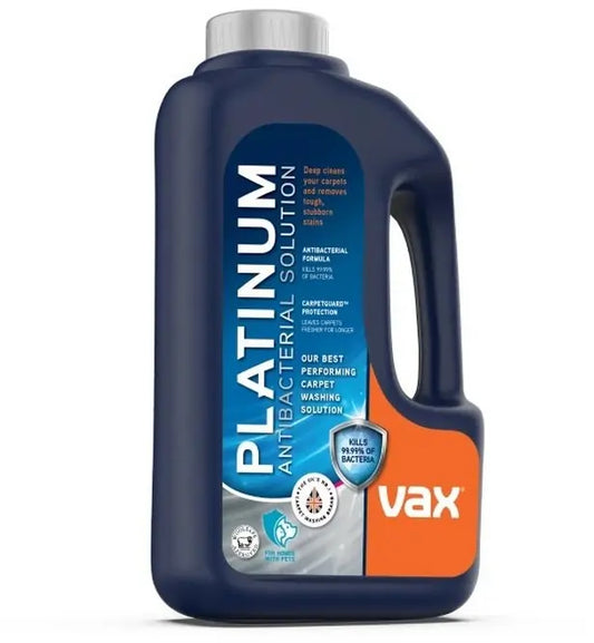 Vax 11143048 Platinum Antibacterial Carpet and Upholstery Cleaning Solution,5 Packs