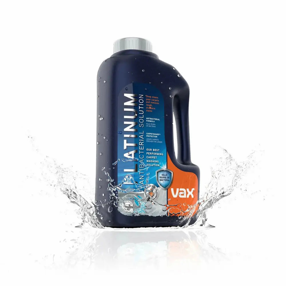 Vax 19142404 Platinum Antibacterial Carpet and Upholstery Cleaning Solution,1.5 Litres, Citrus Burst Fragrance - 43594276962527 