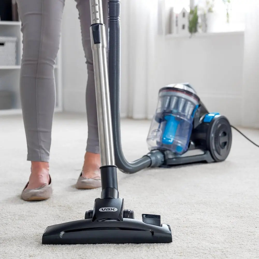 Vax CCQSASV1P1 Air Stretch Pet Vacuum Cleaner, Grey & Blue