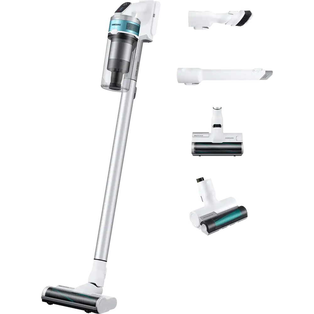 Samsung Jet™ 70 Pet VS15T7032R1 Cordless Vacuum Cleaner with up to 40 Minutes Run Time - White / Green | Atlantic Electrics - 40491649564895 