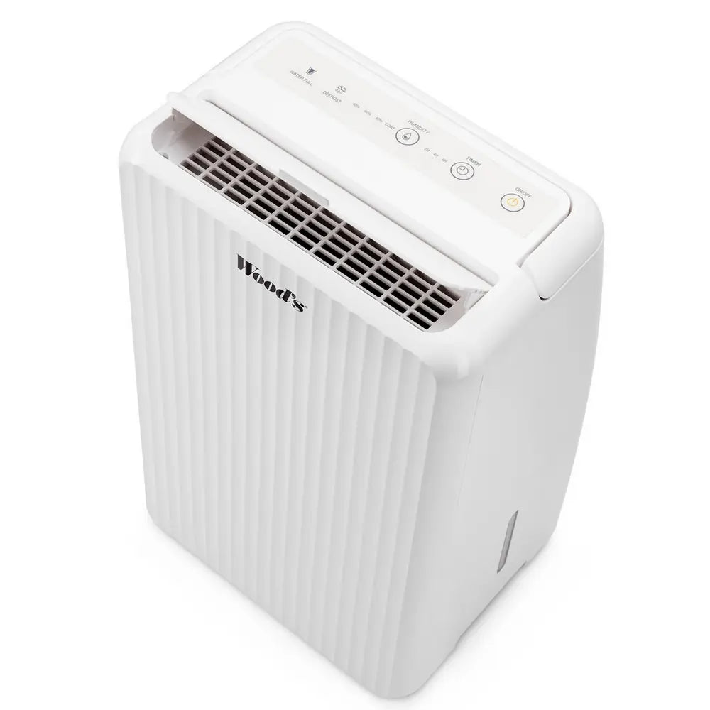 Woods MRD10G 10 Litre Dehumidifier, White - 71794313888117 