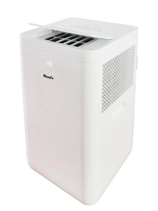 Woods Milan WAC904G 0000 BTU Portable Air Conditioner & Dehumidifier, White
