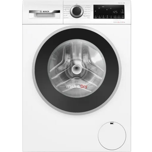 Bosch WNG25401GB Washer Dryer, 10.5/6 kg, 1400 Spin, White, A Rated