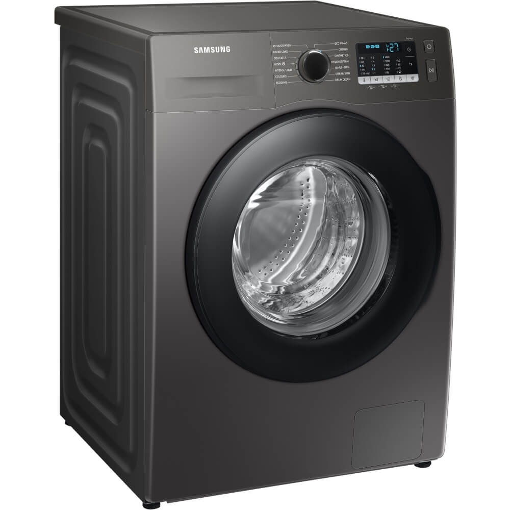 Samsung WW11BGA046AXEU Washing Machine, 11kg, 1400 Spin, Grey, A Rated - 43939527819487 