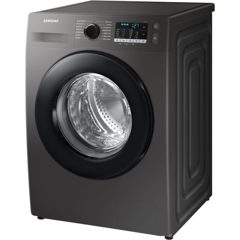 Samsung WW11BGA046AXEU Washing Machine, 11kg, 1400 Spin, Grey, A Rated - 43939527852255 