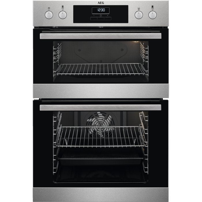 AEG DCB331010M SurroundCook Built - In Electric Double Oven, Stainless Steel, A Rated | Atlantic Electrics - 42724152672479 