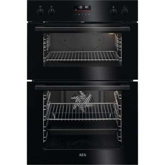 AEG DCE531160B SurroundCook Built-In Electric Double Oven, Black, A Rated | Atlantic Electrics