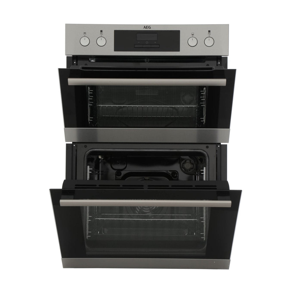 AEG DEB331010M 66L/42L Built-In Electric Double Oven - Stainless Steel - A Rated | Atlantic Electrics - 42643670565087 