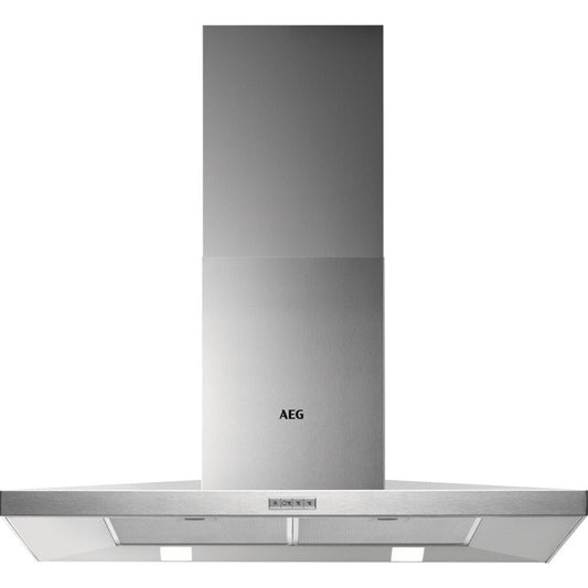 AEG DKB4950M 6000 ExtractionTech 90cm Chimney Cooker Hood, Stainless Steel, B Rated | Atlantic Electrics