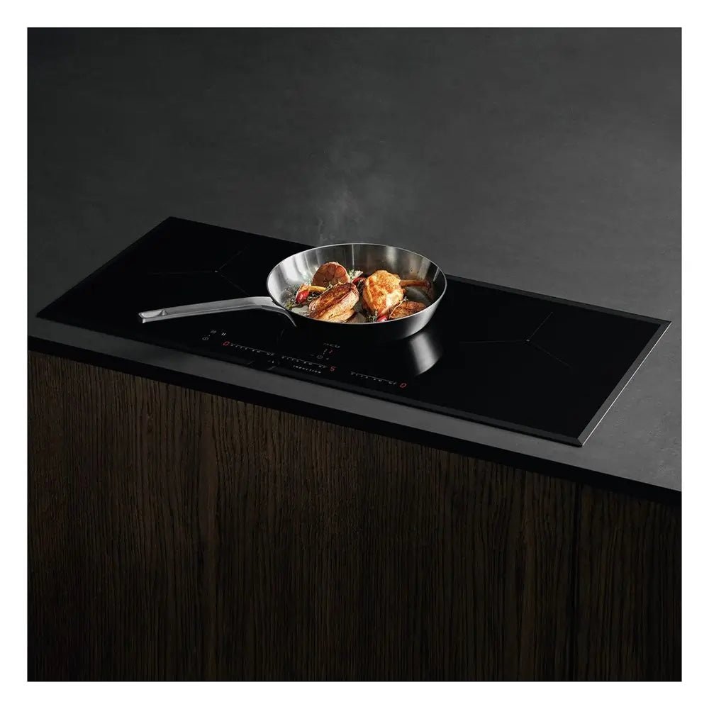 AEG IKK93431FB 90cm 5 Zone Induction Hob, Black | Atlantic Electrics - 42724155654367 