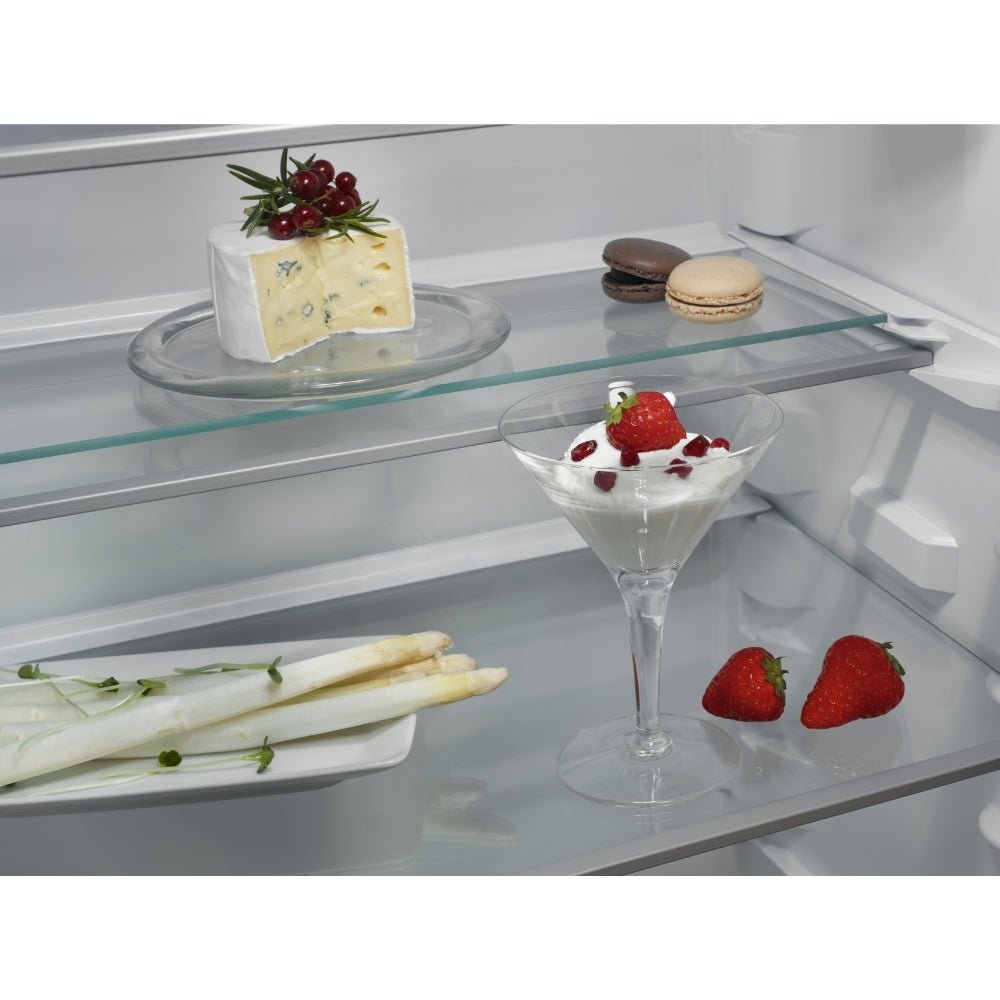 AEG NSC7G181DS No Frost Integrated Fridge Freezer, Sliding Hinge, 60/40, White | Atlantic Electrics - 42724169253087 