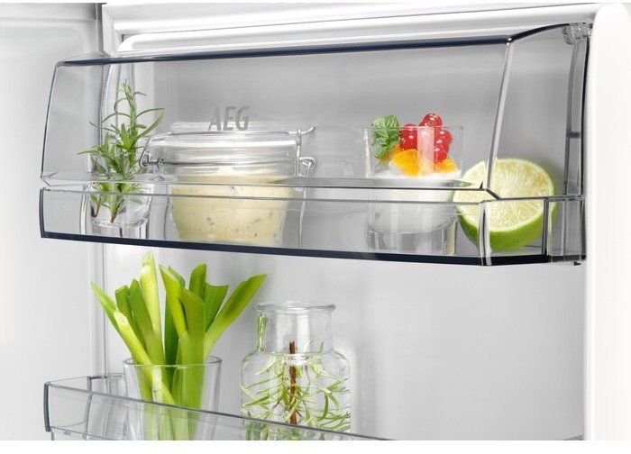 AEG OSC6N181ES No Frost Integrated Fridge Freezer, Sliding Hinge, 70/30 | Atlantic Electrics