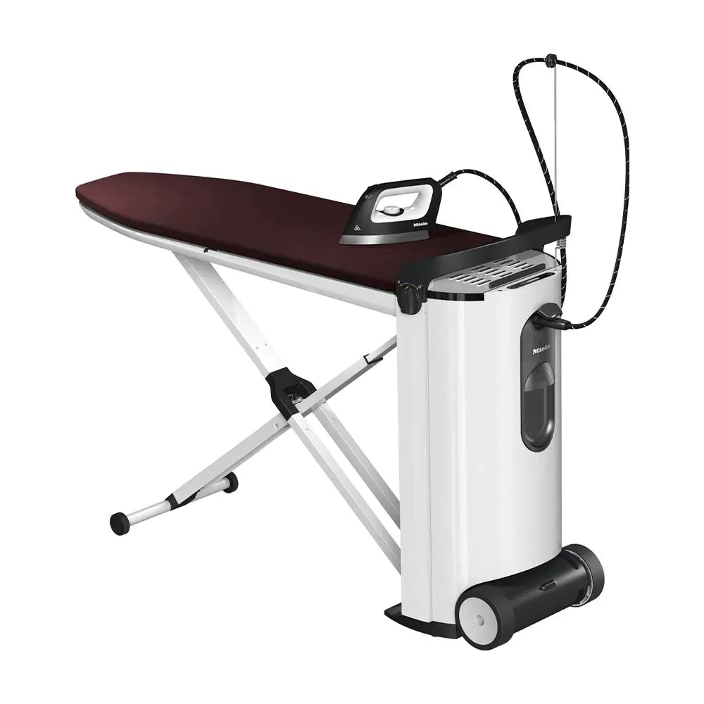 Miele B4826 Fashionmaster White Steam Ironing System With Tayberry Red Board Cover - 43594382901471 