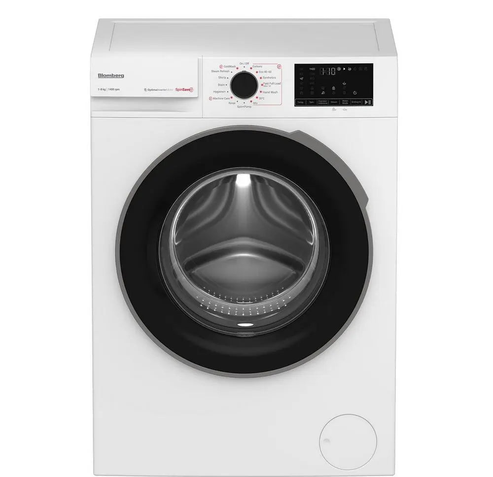 Blomberg LWA18461W 8kg 1400 Spin Washing Machine - White | Atlantic Electrics - 42605154894047 