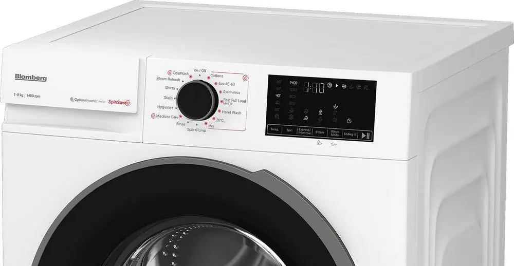Blomberg LWA18461W 8kg 1400 Spin Washing Machine - White | Atlantic Electrics
