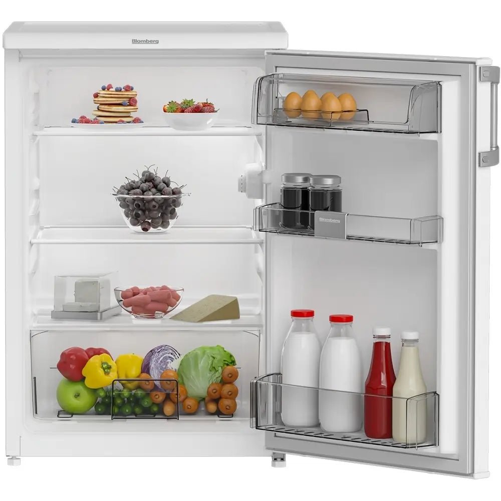 Blomberg SSM1554P 54cm Undercounter Larder Fridge, White | Atlantic Electrics - 42764839649503 