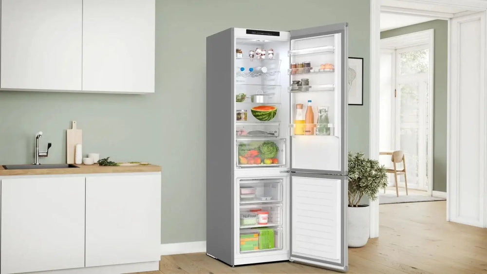 Bosch KGN392LAF 363 Liters No Frost Fridge Freezer, 70/30, Stainless Steel, A Rated | Atlantic Electrics - 42764846891231 