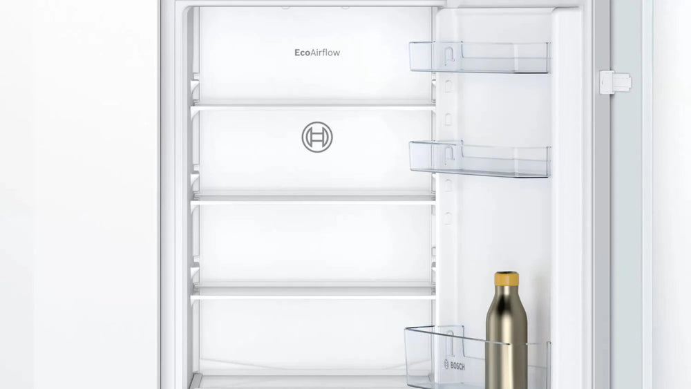 Bosch KIN86NSE0G No Frost Integrated Fridge Freezer, Sliding Hinge, 60/40, White | Atlantic Electrics - 42117458034911 