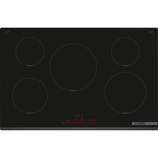 Bosch PIV831HB1E 80.2cm Induction Hob - Black | Atlantic Electrics