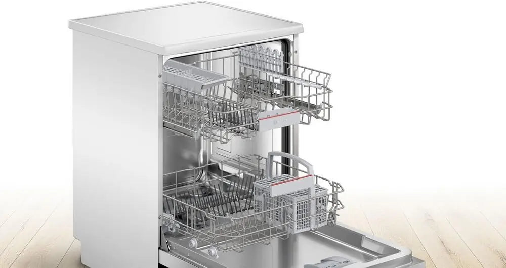Bosch Serie 4 SMS4EKW06G Freestanding Dishwasher With 13 Place Settings, White | Atlantic Electrics