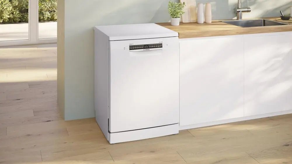 Bosch Serie 4 SMS4EKW06G Freestanding Dishwasher With 13 Place Settings, White | Atlantic Electrics